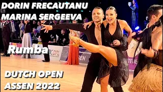 Dorin Frecautanu - Marina Sergeeva | Dutch Open Assen 2022 | Rumba | Semi-Final | WDC Professional