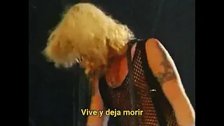 Live and let die - Guns N' Roses, subtitulado español. |Live París 1992.