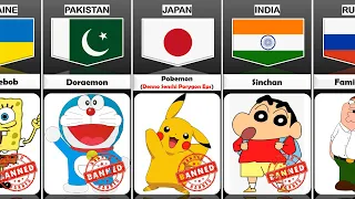 Banned Cartoons From Different Countries