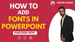 how to install fonts in PowerPoint | Download and use any fonts
