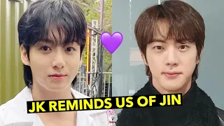 How Jungkook and Jin treat each other? (JK performs Seven at GMA)