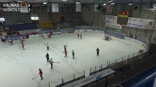 2019/2020 CJHL U16: „Baltu Ainiai“ Kaunas - DVTK Jegesmedvék Miskolc