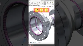 Spools Design In Solidworks| #solidworks | #autocad | #viral | #shorts