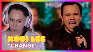 Kodi Lee "Change" Receives a STANDING OVATION | America's Got Talent |Mireia Estefano Reaction Video