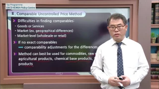 [OECD Tax] Transfer Pricing Methods 1 lecture 2 - Kyung Geun Lee