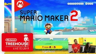 Super Mario Maker 2 Gameplay Pt. 1 - Nintendo Treehouse: Live | E3 2019