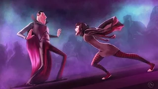 Ez miattad történt! - This is all your fault! (Hotel Transylvania - digital painting)