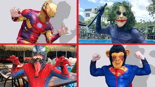 Superheroes Become Monsters, Hulk,Captain America,Spiderman,Deadpool Transformation Vampire