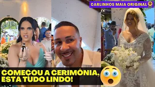 AS NOIVAS CHEGARAM! | TODOS SE EMOCIONARAM COM A ENTRADA DELAS 😲😲 | CARLINHOS MAIA 🌻