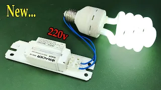 New Create 220v Free Energy Generator With Light Bulb Needed