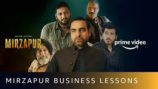 MIRZAPUR - Business Lessons | Pankaj Tripathi, Ali Fazal, Divyenndu | Amazon Prime Video