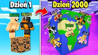 Przeżyliśmy *2000 DNI* z BOBO i EKIPĄ i NARESZCIE ZROBILIŚMY TO… na JEDNYM BLOKU w Minecraft! 😱