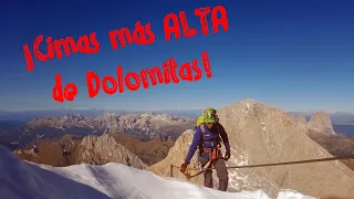 Punta Penia o Marmolada (3343m), Dolomitas.