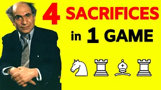 Only Mikhail Tal Can Make Consecutive SACRIFICES Like This! 😱😎