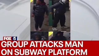 Group stab and beat a man on Bronx subway platform