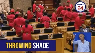 EFF leaves National Assembly - but not before throwing shade at at Lindiwe Zulu