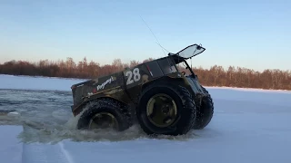 Вездеход ШАТУН 2018. Выход на Лед.