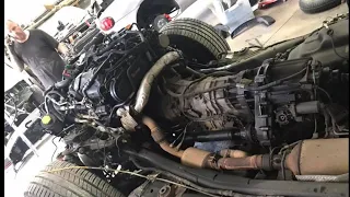 Range Rover Sport 3.0 TDV6 engine part 1. Body removal.