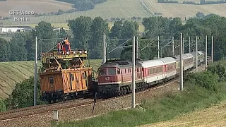 Strom aus der Fahrleitung - die Bahn fährt umweltfreundlich