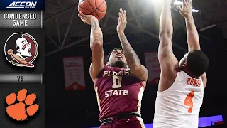 Florida State vs. Clemson Condensed Game | 2020-21 ACC Men's Basketball