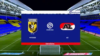 Vitesse vs AZ Alkmaar | GelreDome | 2020-21 Eredivisie | PES 2021