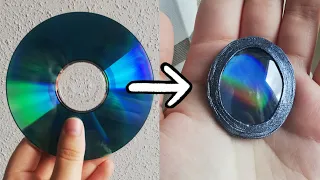 DIY Gemstones from CDs! (and Plastic Bottles)