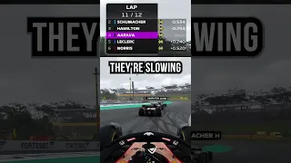 Through Goes Hamilton! 🤯 Insane double overtake 🔥 in F1 My Team #f1shorts #shorts