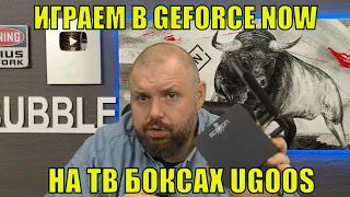 ИГРАЕМ В GEFORCE NOW На ТВ Боксах Ugoos. Тест на совместимость.