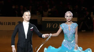 4K STEREO | 2018 WDSF World Open STD in Tokyo Open | Final Solo VIENNESE WALTZ