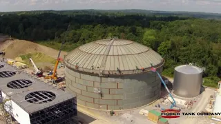 Air Raise 160' Diameter Tank Roof