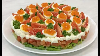 Новогодний Салат "ПОСЕЙДОН" Потрясающе Вкусно!!! / Авторский Рецепт / Poseidon Salad