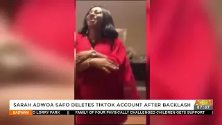 Sarah Adwoa Safo Deletes TikTok Account After Backlash- Badwam Ahosepe on Adom TV (23-2-22)