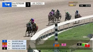 Gulfstream Park Carrera 1 - 3 de Julio 2021