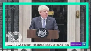 Boris Johnson resigns as Britain's Prime Minister, will stay until new leader picked