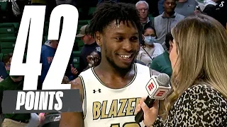 Jordan "Jelly" Walker Breaks UAB's SINGLE-GAME SCORING RECORD | 42 POINTS