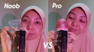 ASMR NOOB VS PRO ASMRTIST in 1 Minute