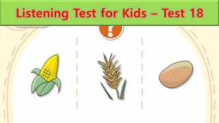 Listening Test for Kids | Test 18