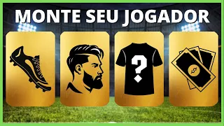 ⚽MONTE SEU JOGADOR | ESCOLHA OS CARDS MISTERIOSOS E TENTE MONTAR O MELHOR JOGADOR POSSÍVEL