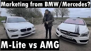 "Real" AMG vs M-"Lite" | Mercedes CLA45 AMG W117 (Stage 1) vs BMW M135i F20 |