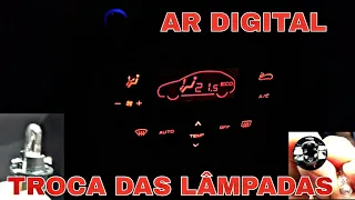 TROCA DAS LÂMPADAS ILUMINAÇÃO DO AR DIGITAL DO PEUGEOT PASSION 207