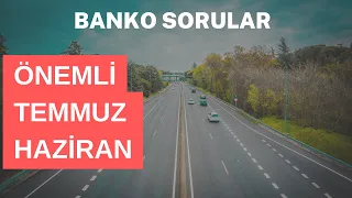 DETAYLI ÇÖZÜMLÜ /2022 HAZİRAN - TEMMUZ EHLİYET SINAVI SORULARI / EHLİYET SINAV SORULARI 2022