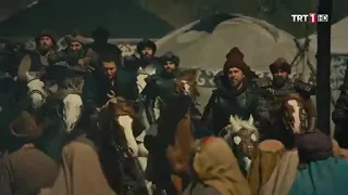 Ertugrul with injured Gunduz came to the tribe    Ertugrul S05E58