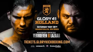 GLORY 41 Holland: Rico Verhoeven vs. Ismael Lazaar - Tickets on Sale!