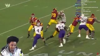 FlightReacts To Washington Huskies vs. USC Trojans | Full Game Highlights!