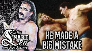 Jake The Snake Roberts on Big John Studd and Andre The Giant