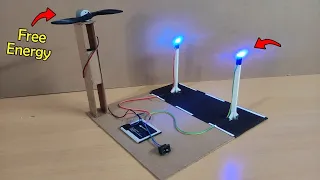 Free energy Street Light - Amazing Best science Project