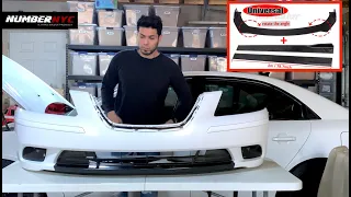 How to Install Universal Front Bumber Lip Spoiler on Any Car (The Proper Way)