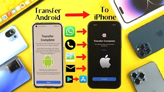 iPhone 14 Pro/Max/Plus: How to Transfer Data from Android to iPhone! [Move WhatsApp]