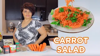 How To Make An Easy Russian Spicy Carrot Salad!