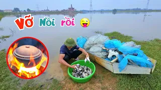 Nhấc Dọ Kiếm Mồi Cho Thú Cưng Và Lần Đầu Nấu Thử Cá Với Lá Sen / Quế Nghịch